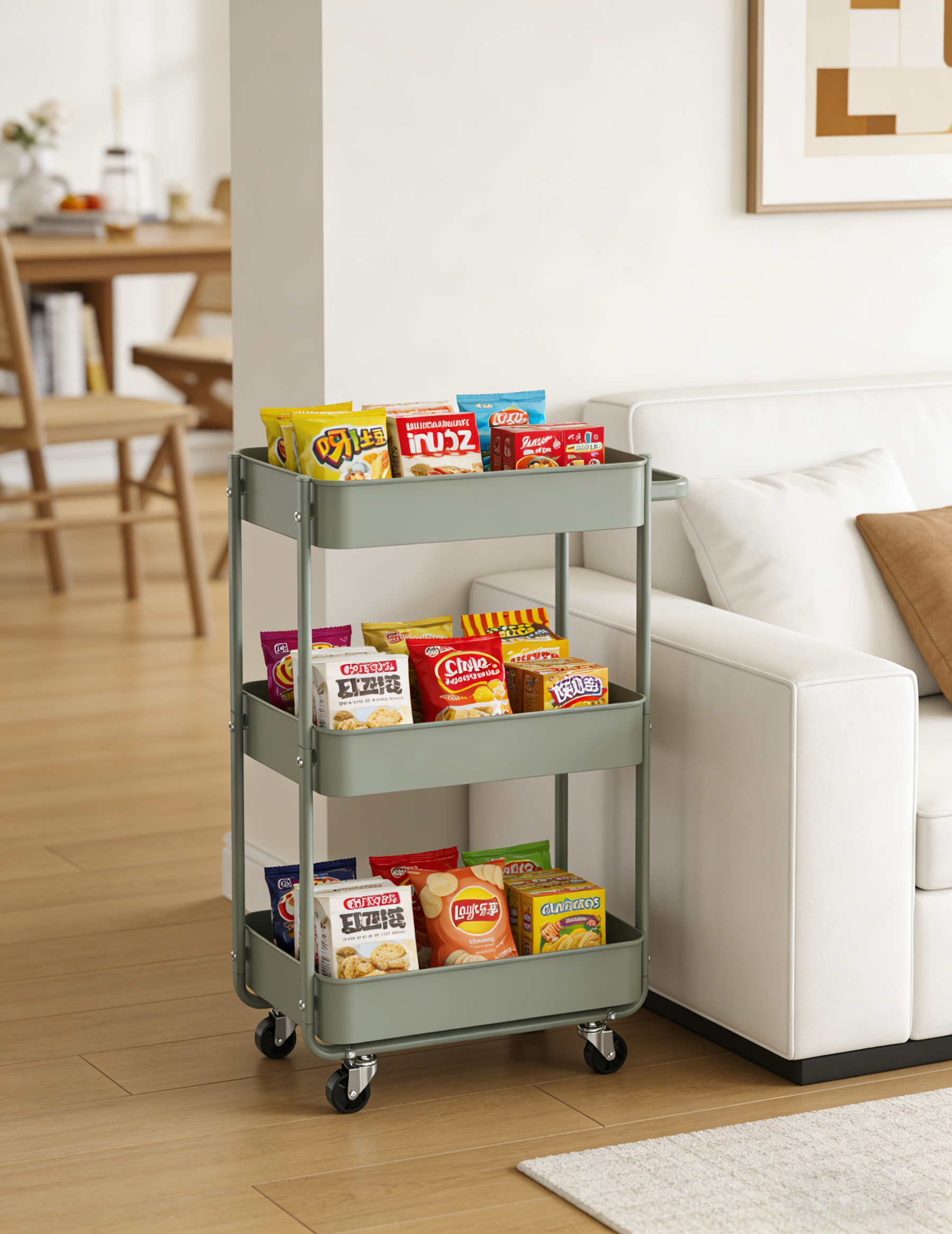 Net basket trolley