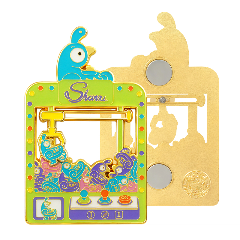 Creative Claw Machine Sliding Metal Fridge Magnet