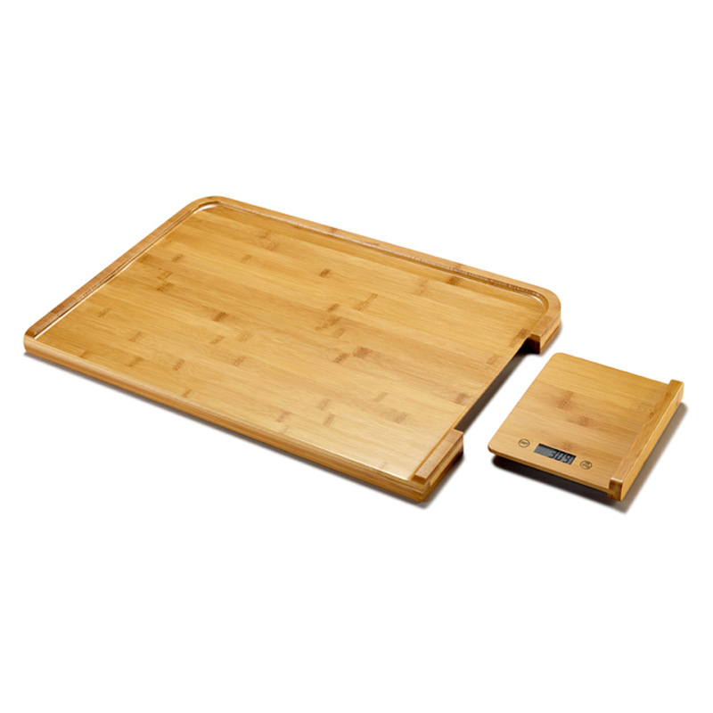 Bamboo Cutting Board with Scale