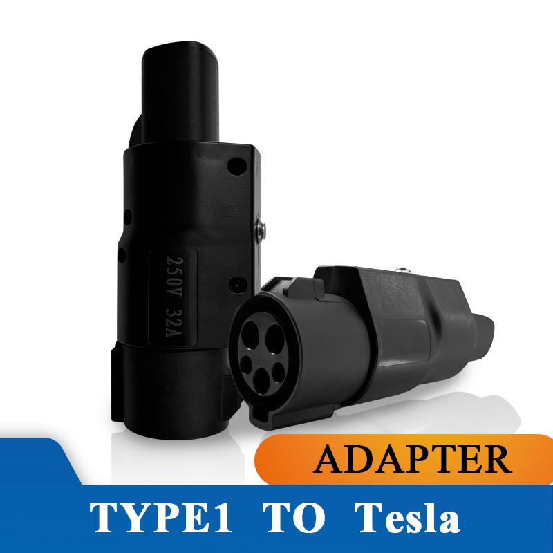 J1772 to Nacs EV Charging Adapter Compatible with Tesla Model 3/Y/S/X&All Nacs StandardElectric Cars