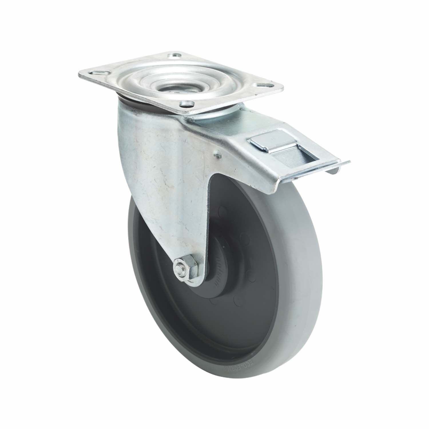 Europe Medium-Duty Plate Swivel Wheel Caster