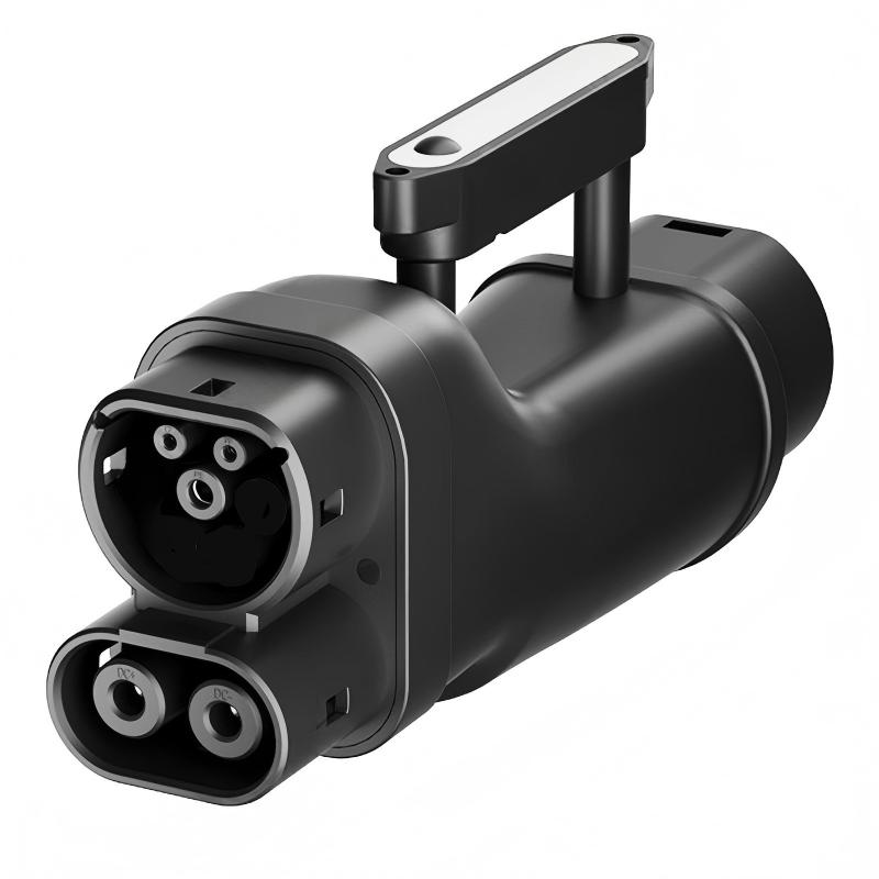 GB/T to CCS2 DC Fast Charging Adapter High Power for Chinese Evs on European Public Charging Station