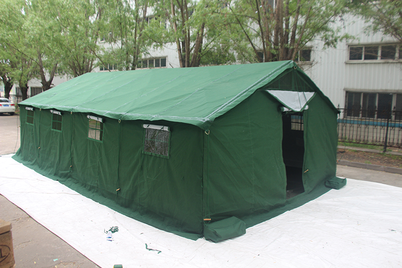 8 meters by 4.8 meters by 1.7 meters by 2.7 meters frame canvas tent