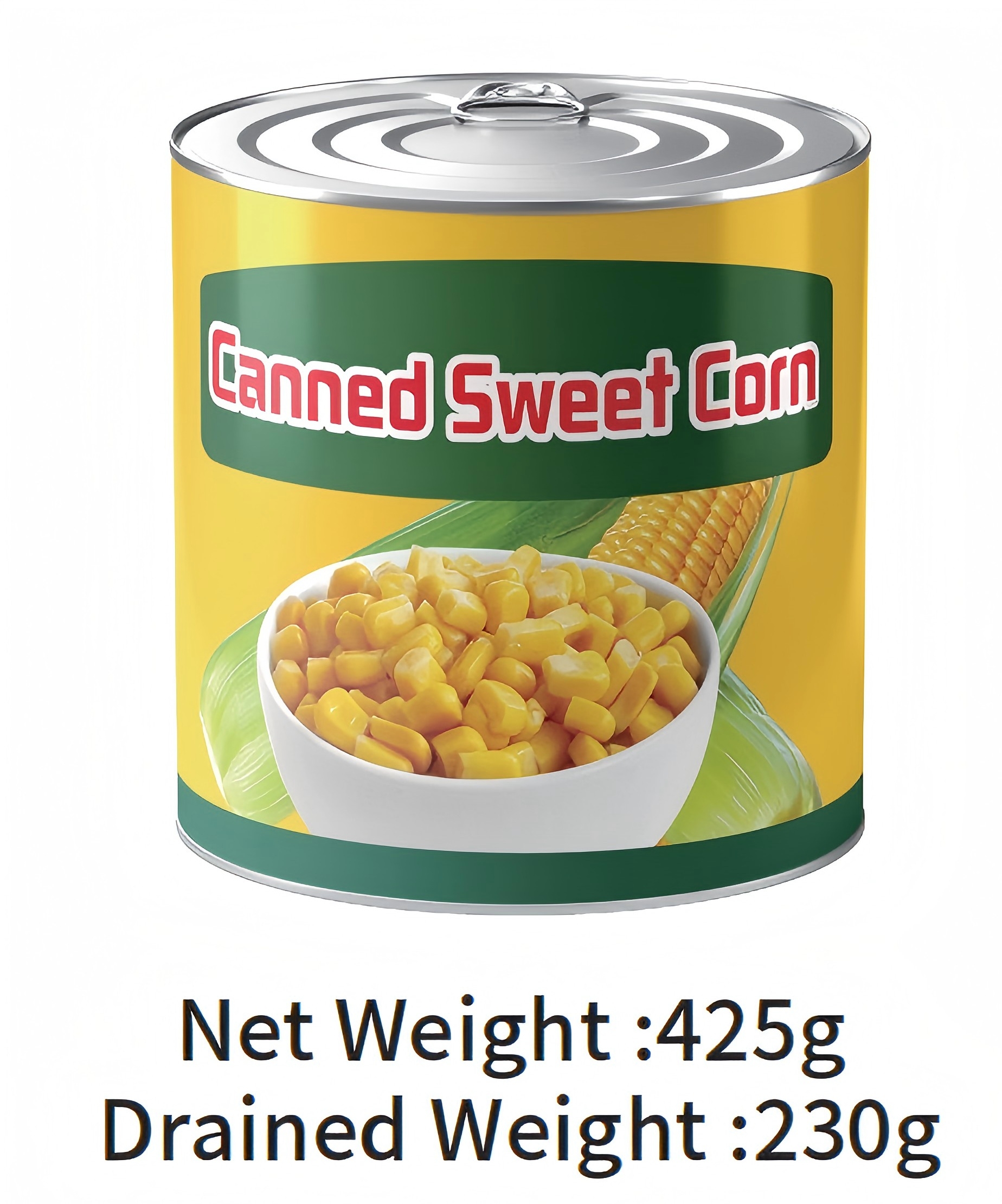 Canned sweet corn