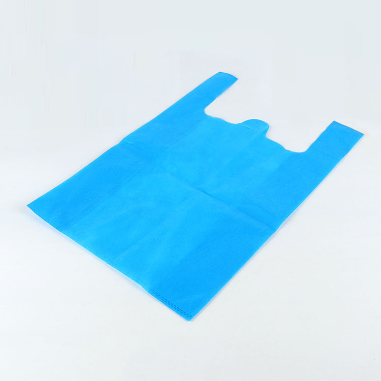 Eco-friendly Non-woven T-shirt Bag, Reusable Grocery Shopping Bag with Custom Logo