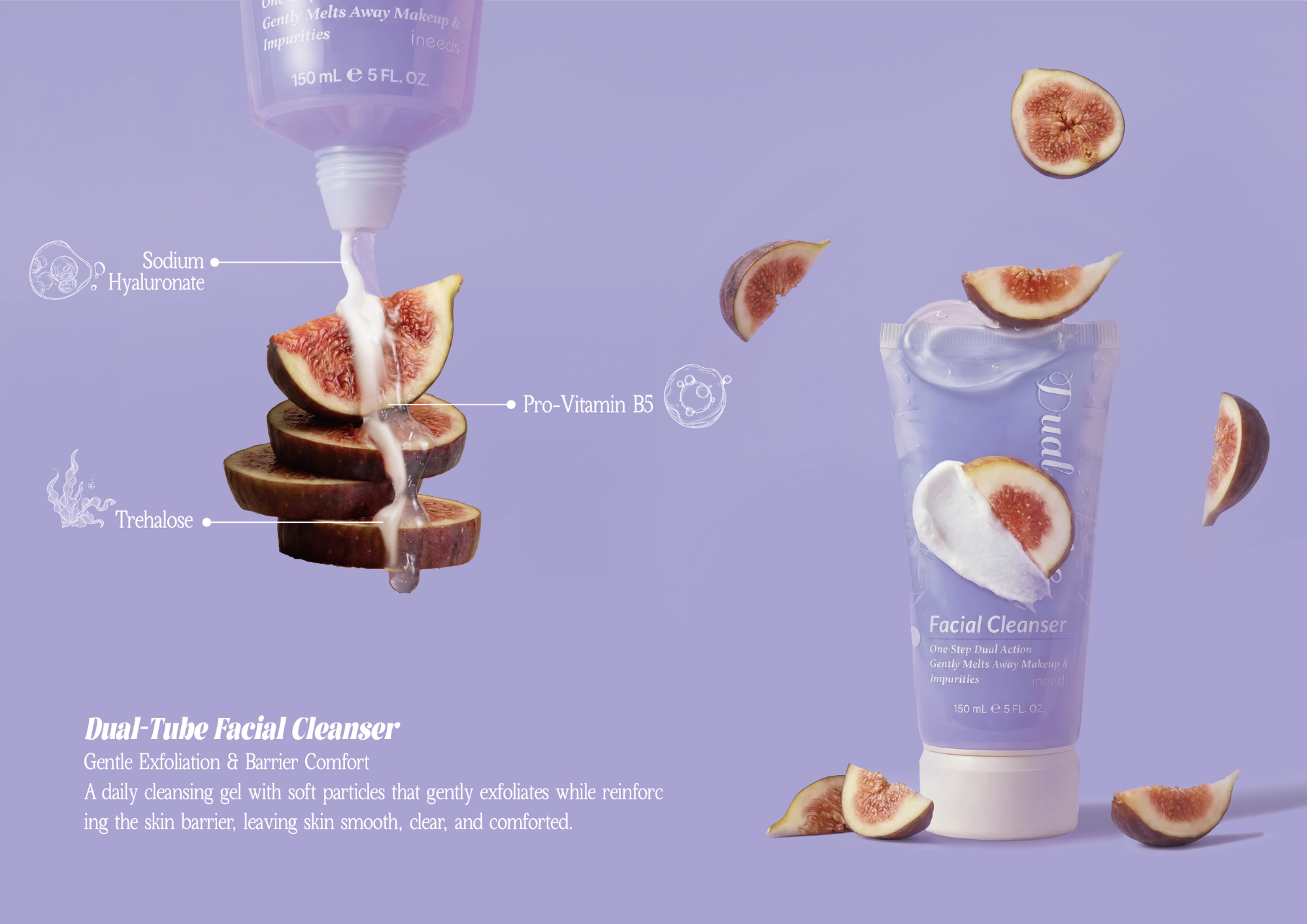 150ml Dual-Tube Facial Cleanser