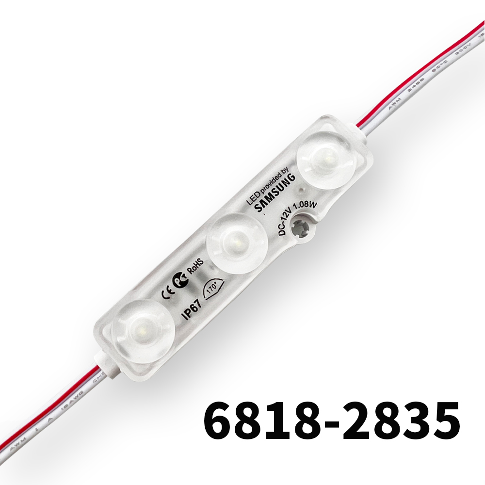 MIJI 12V 1.08W Ultrasonic LED Module IP67 Waterproof with Samsung LED for Advertising Signs