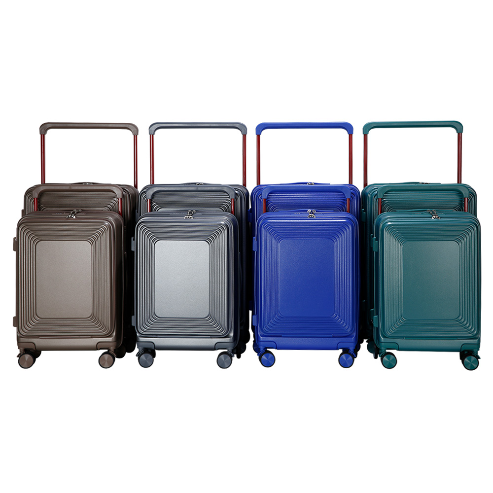 2pcs front opening luggage set