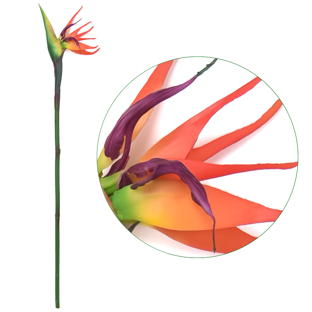 Artificial Bird of Paradise Single Stem