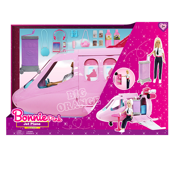 11.5 inch fashion doll with jet plane set