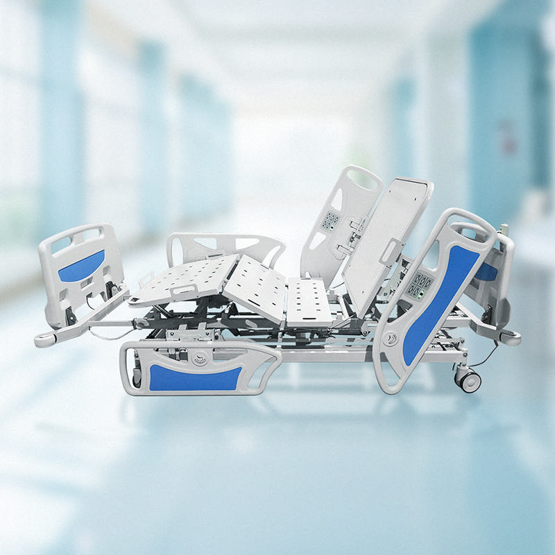 Electric 5-function weighing ICU bed