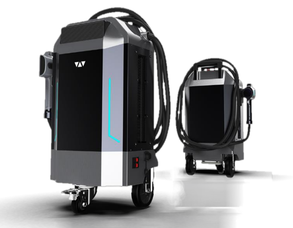 Portable suitcase-style laser cleaning and marking machine
