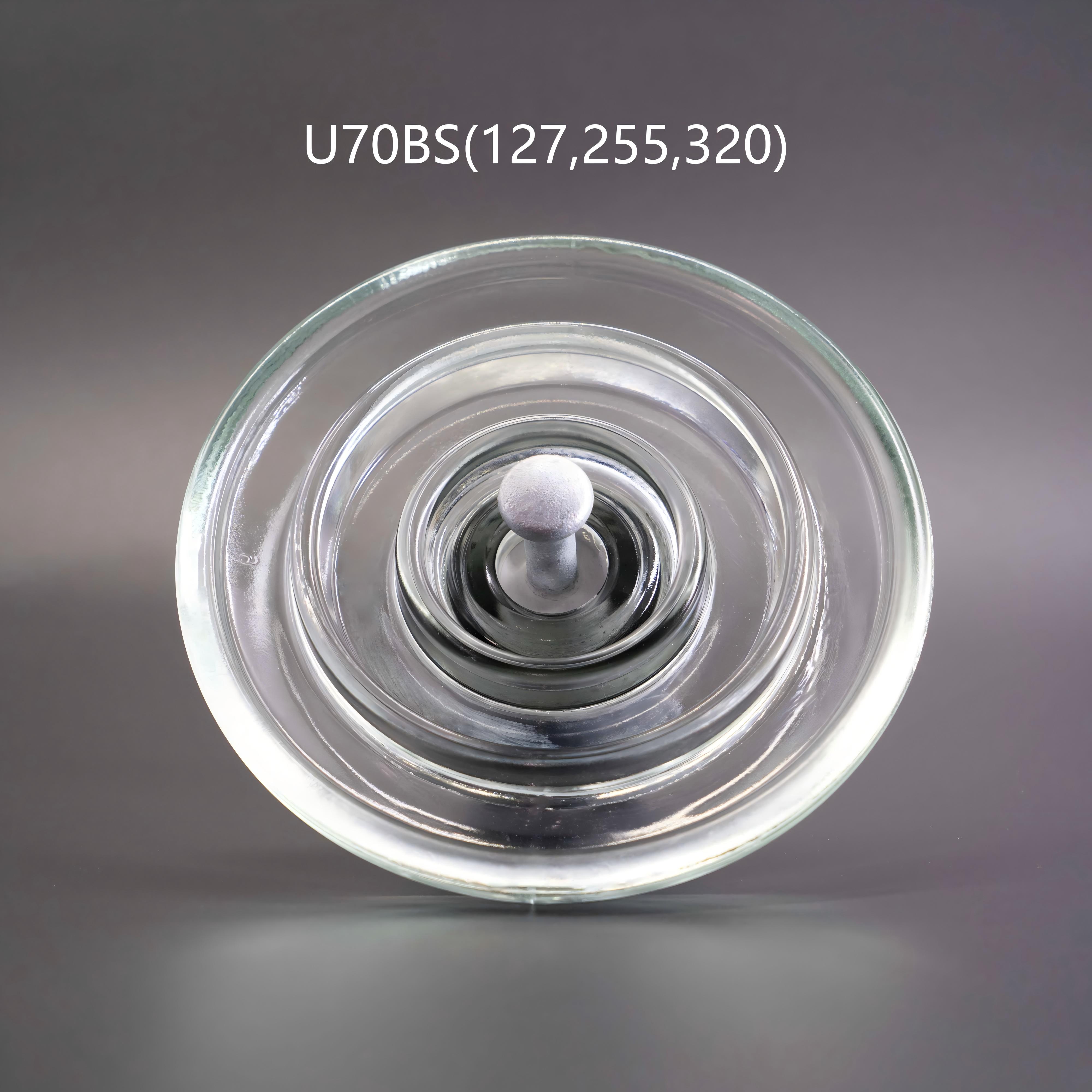 Suspended AC glass insulator U70BS