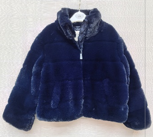 Girl's fake fur coat