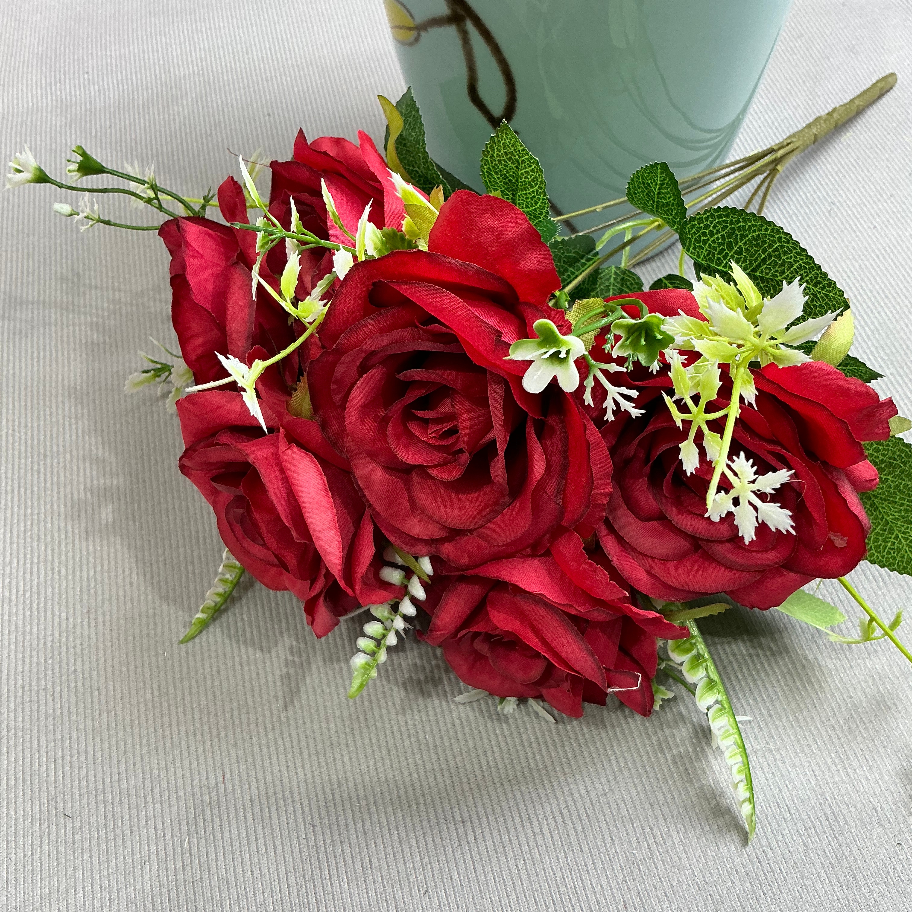 Easter artificial flowers and fruits