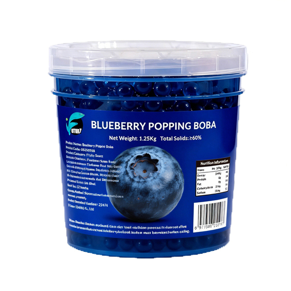 Blueberry juice popping boba,Passion Fruit Crystal Bobo,Mango Crystal Bobo,Strawberry Crystal Bobo