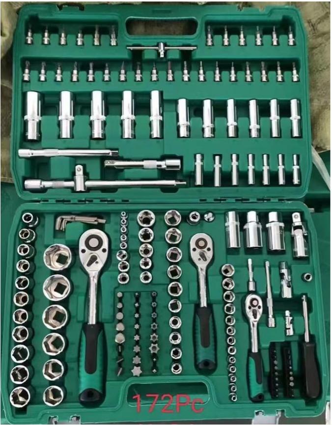 172 Pcs auto repair tools set