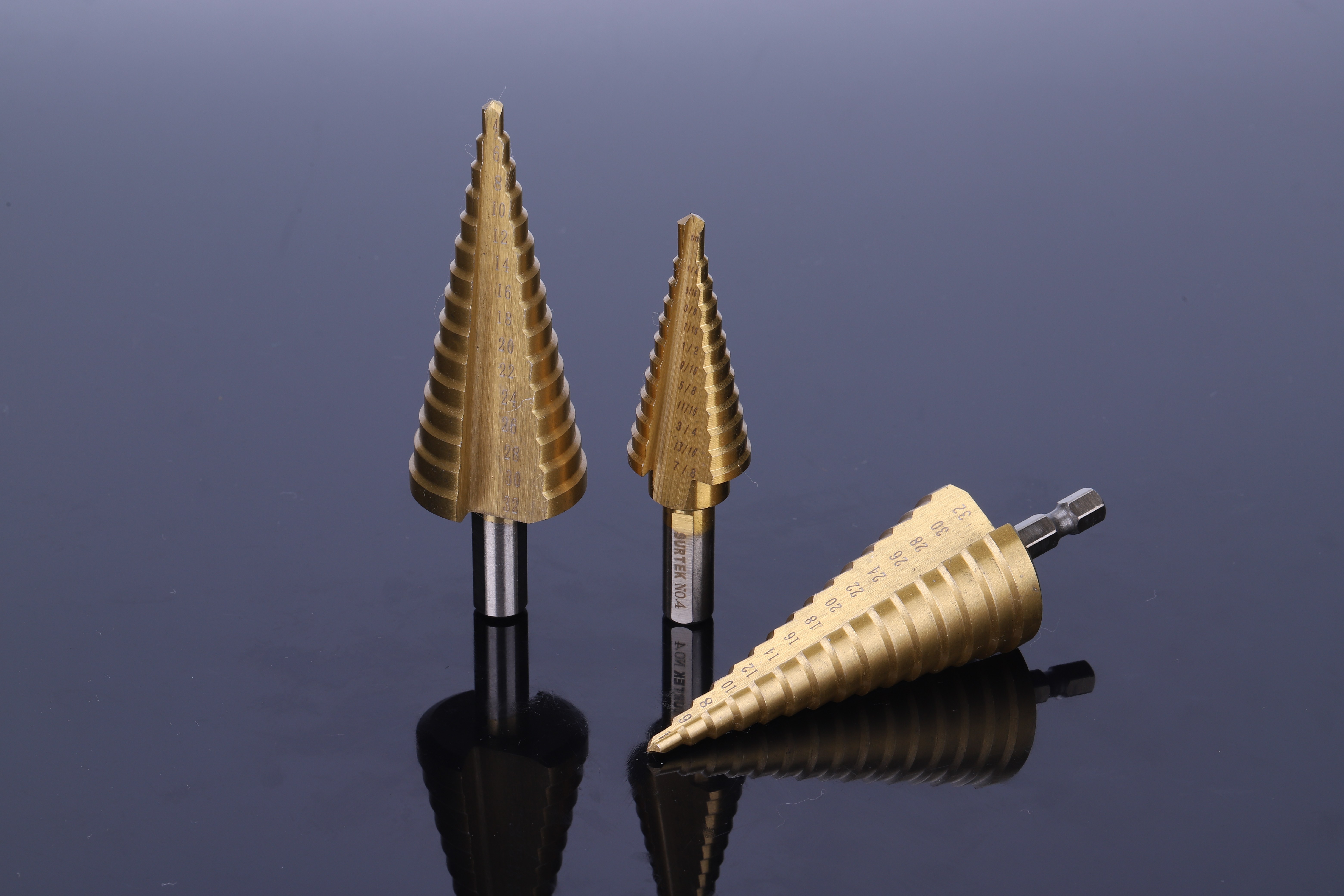 step drill bits