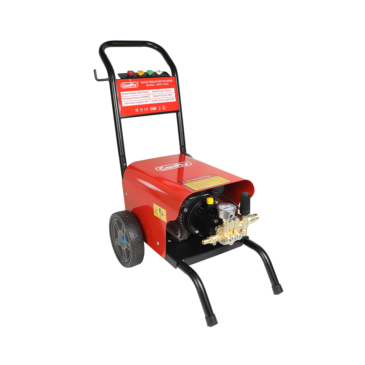 CanFly HPW-CI220 Portable Electric High Pressure Washer 130Bar Industrial & Garden Cleaning Machine