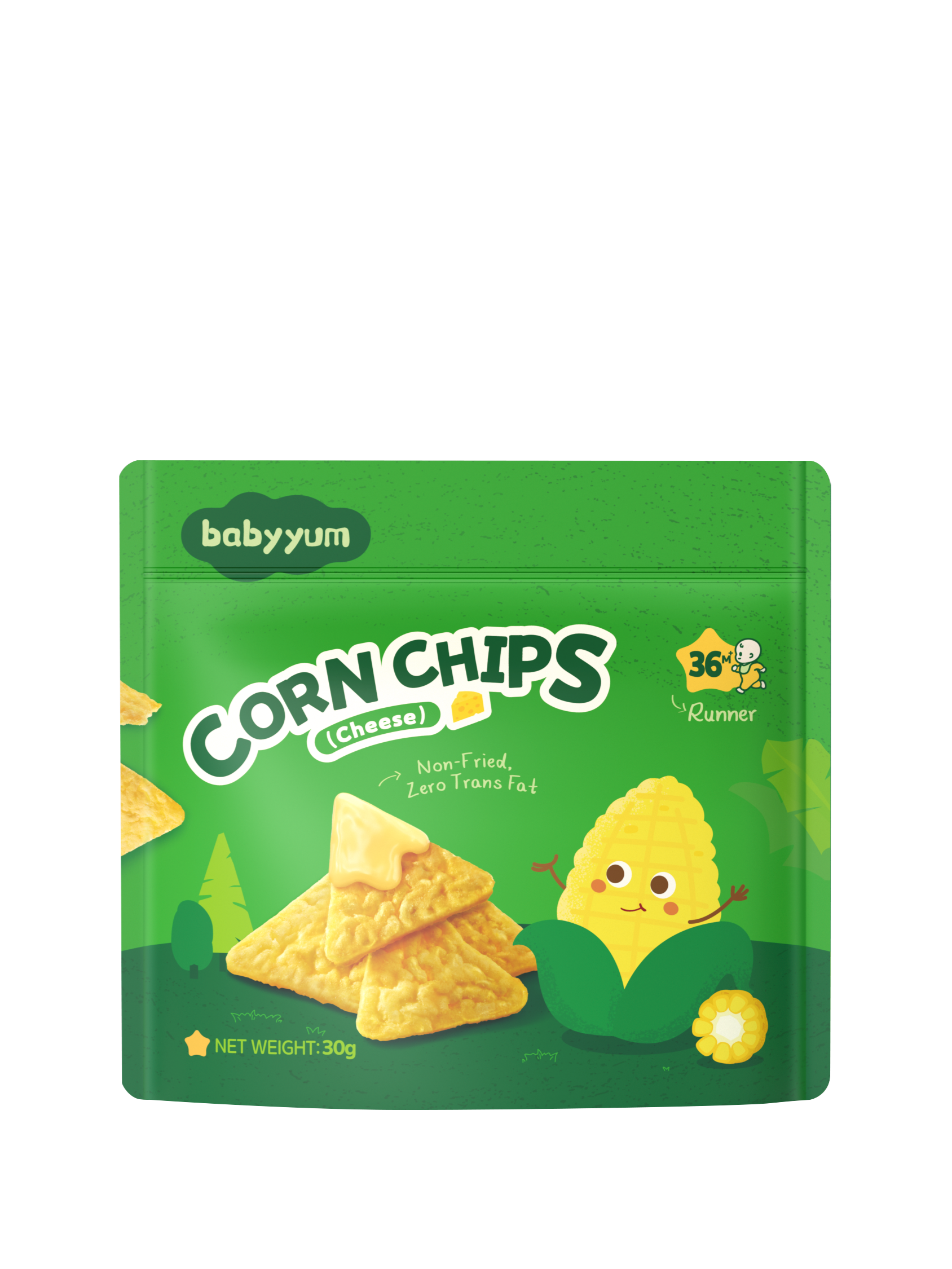Light & Crispy Corn Chips （Cheese Flavor)