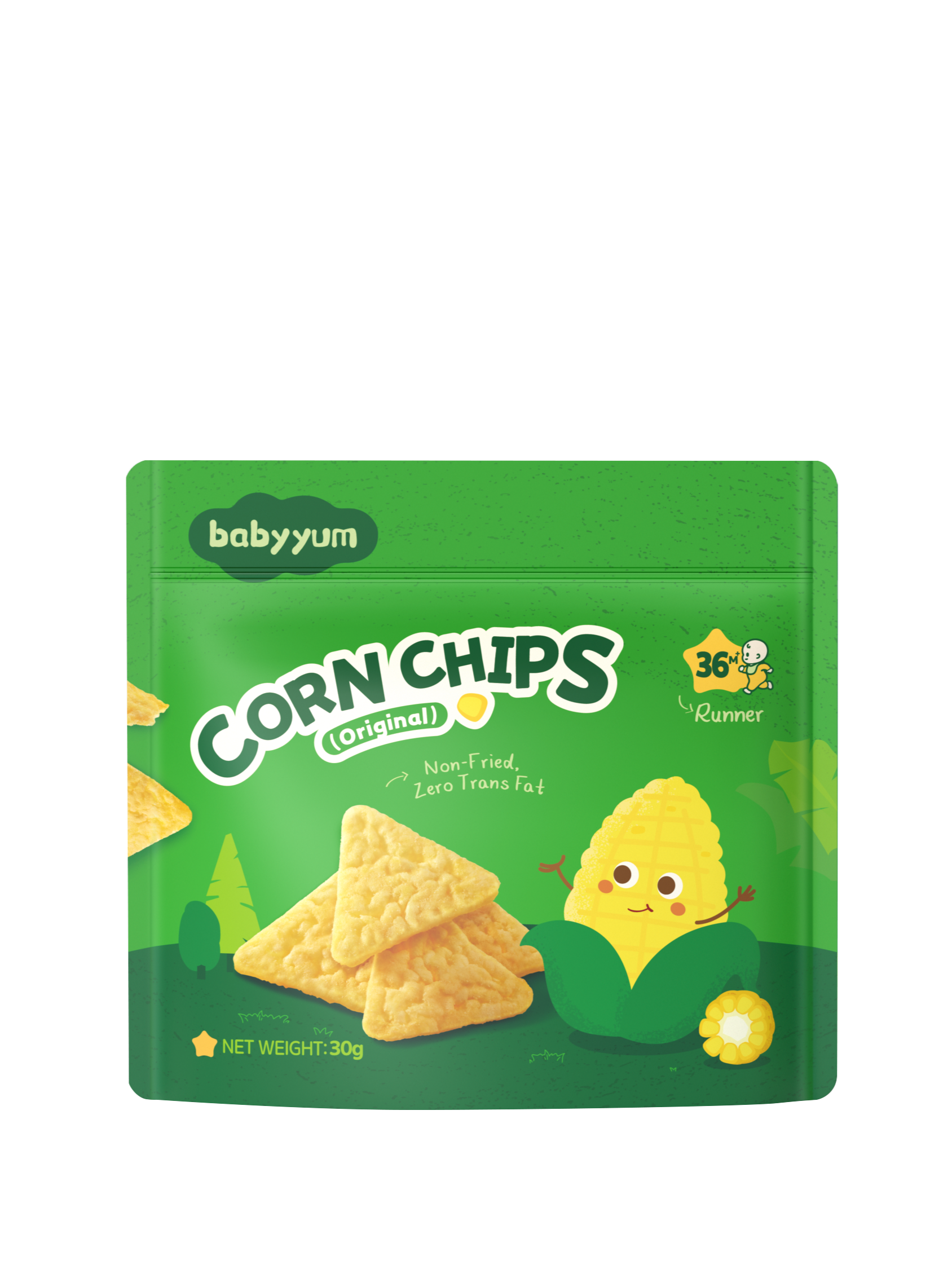 Light & Crispy Corn Chips (Original Flavor）