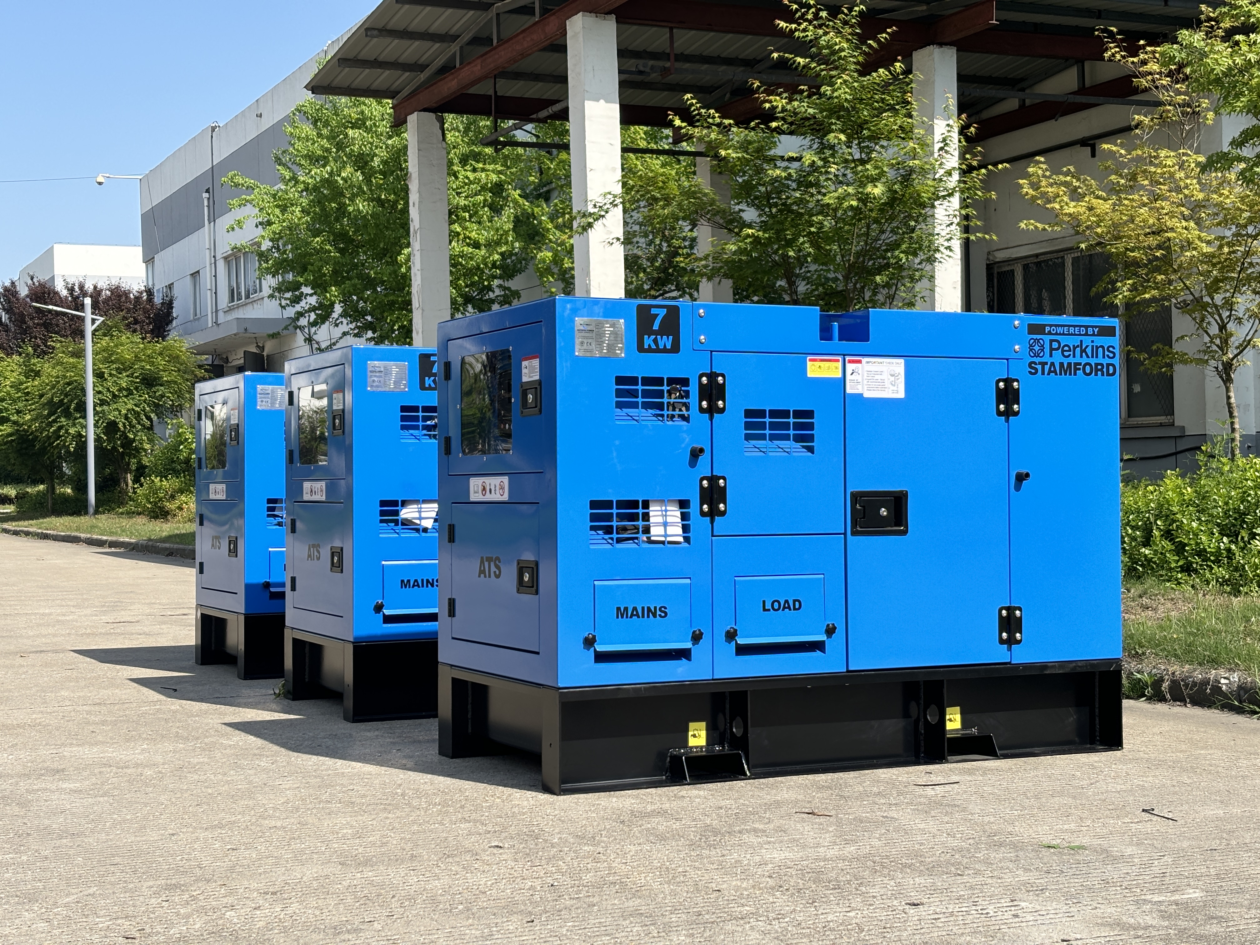 WELLPOWER DIESEL GENERATOR SET WITH PERKINS ENGINE Stamford Alternator 12kW 10kW Silent 1/3 Phase