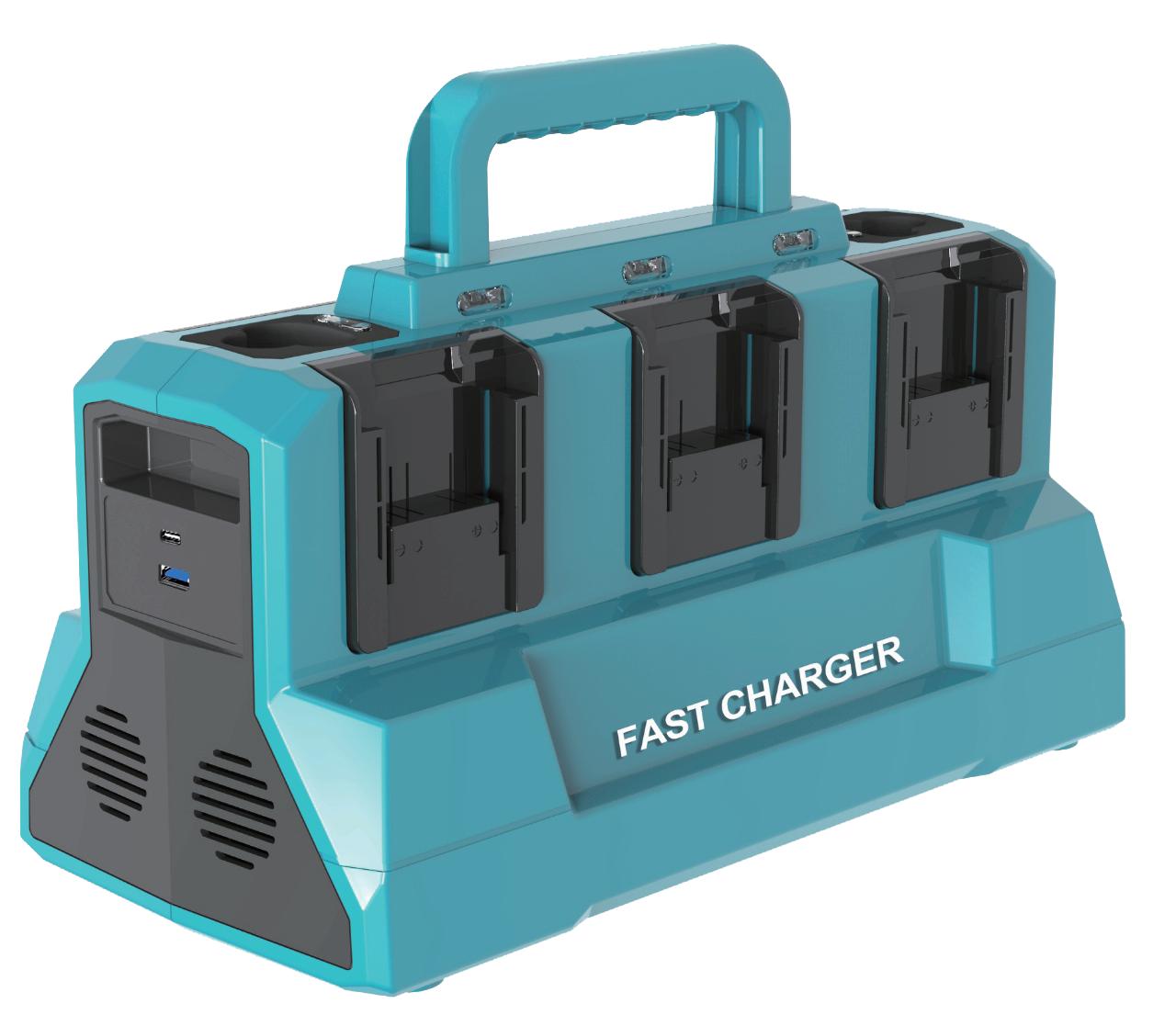 6 Ports Simultaneous Fast Charger