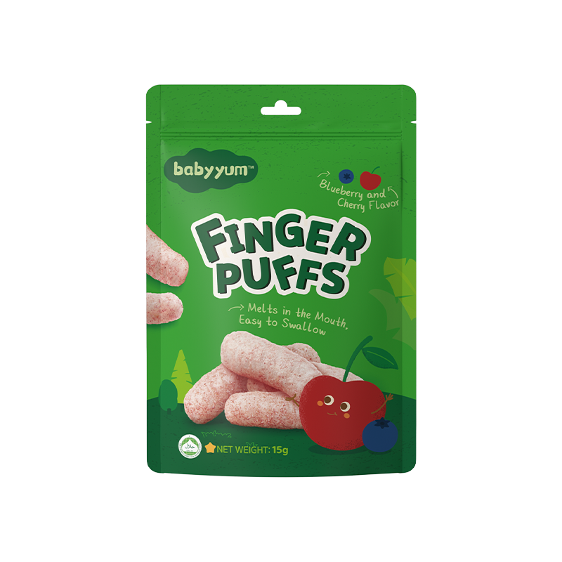 Finger Puffs (Blueberry and Cherry Flavor)