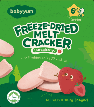 Freeze-Dried Melt Cracker（Strawberry）