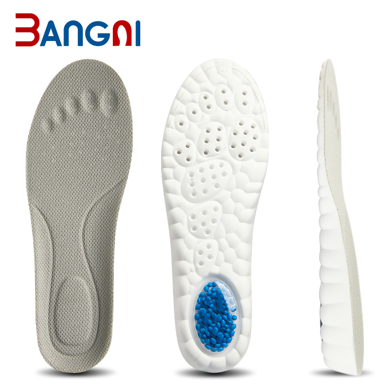 Sports Comfort Shock Absorption Breathable Perforated Shoe Inserts for Men Women