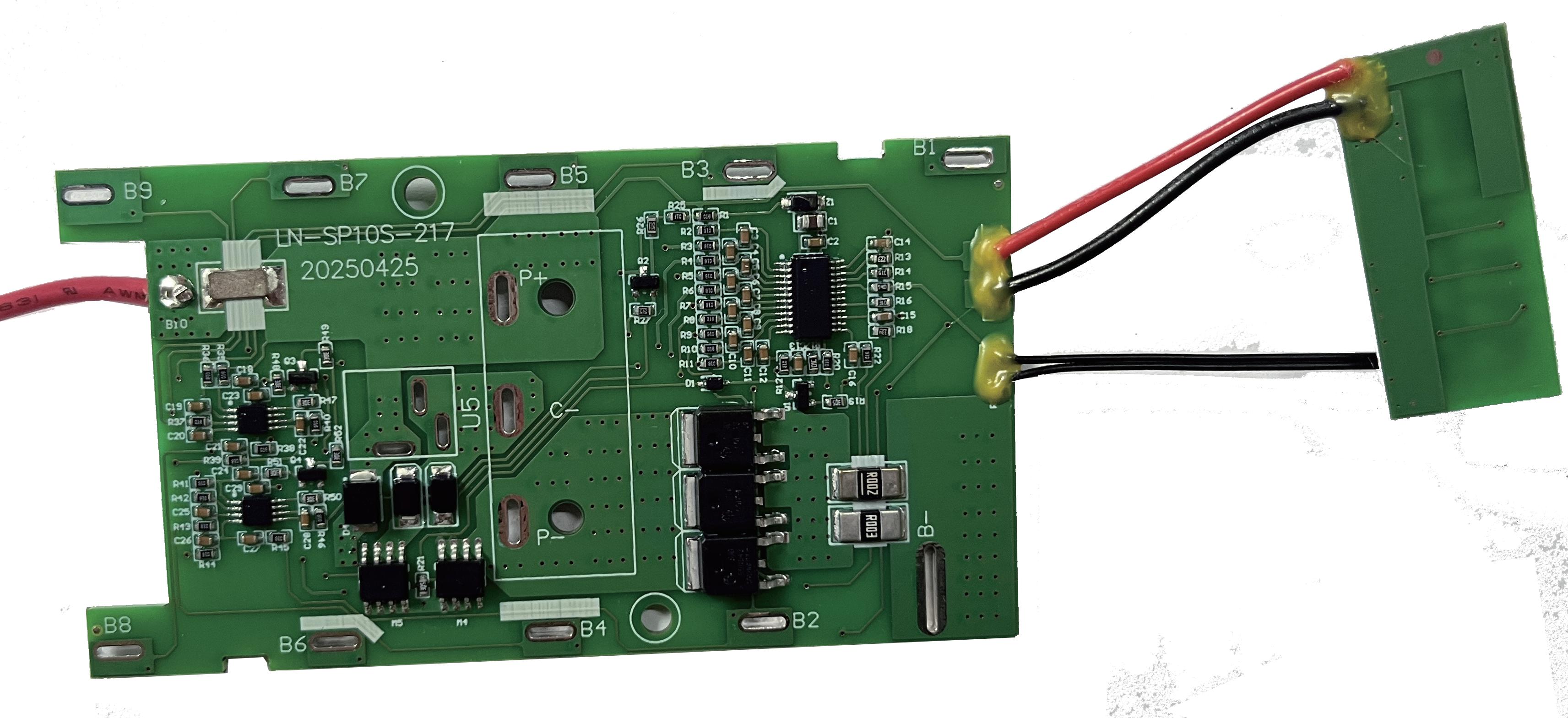 10-Cell Lithium Battery Protection Board (Universal Version)