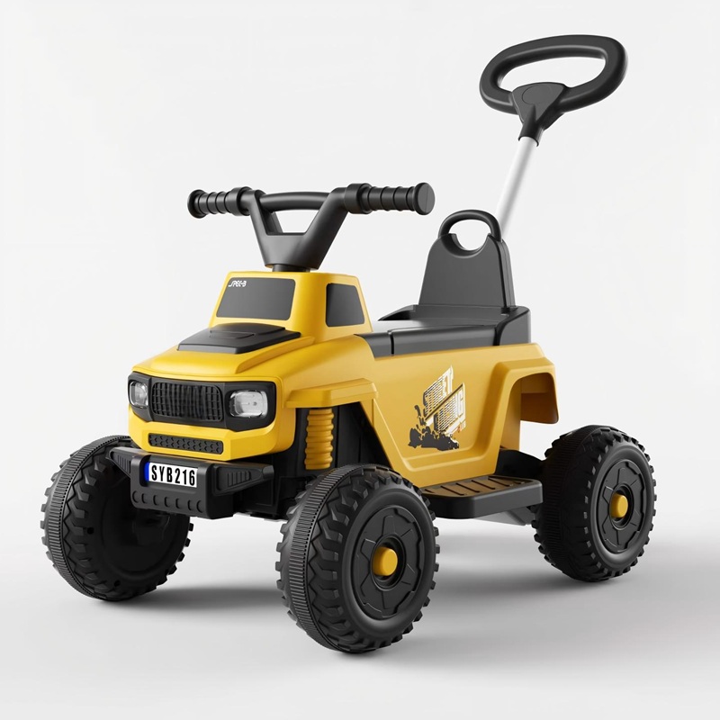 Children Electric ATV Electric Ride-On Car for Children with Push Handle Kids Electric Dune Buggy