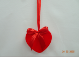 Flocked Flat Heart
