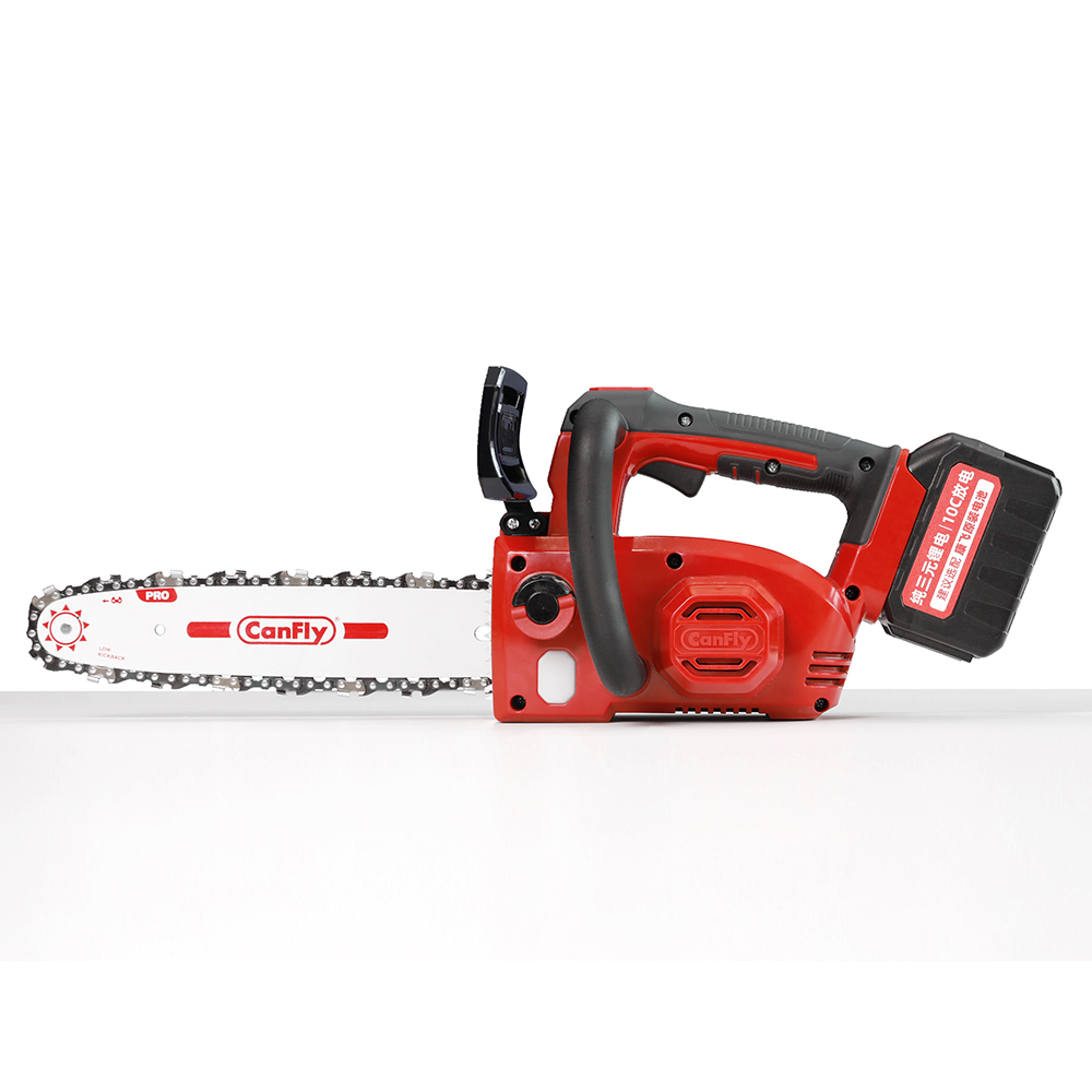 Canfly 12inch 3000MAH 21V Portable Cordless Mini Electric Chain Saw