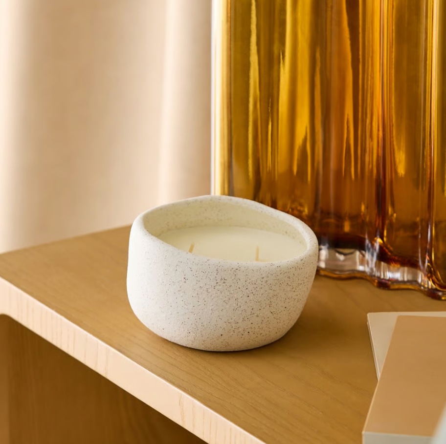 Ceramic scented candle