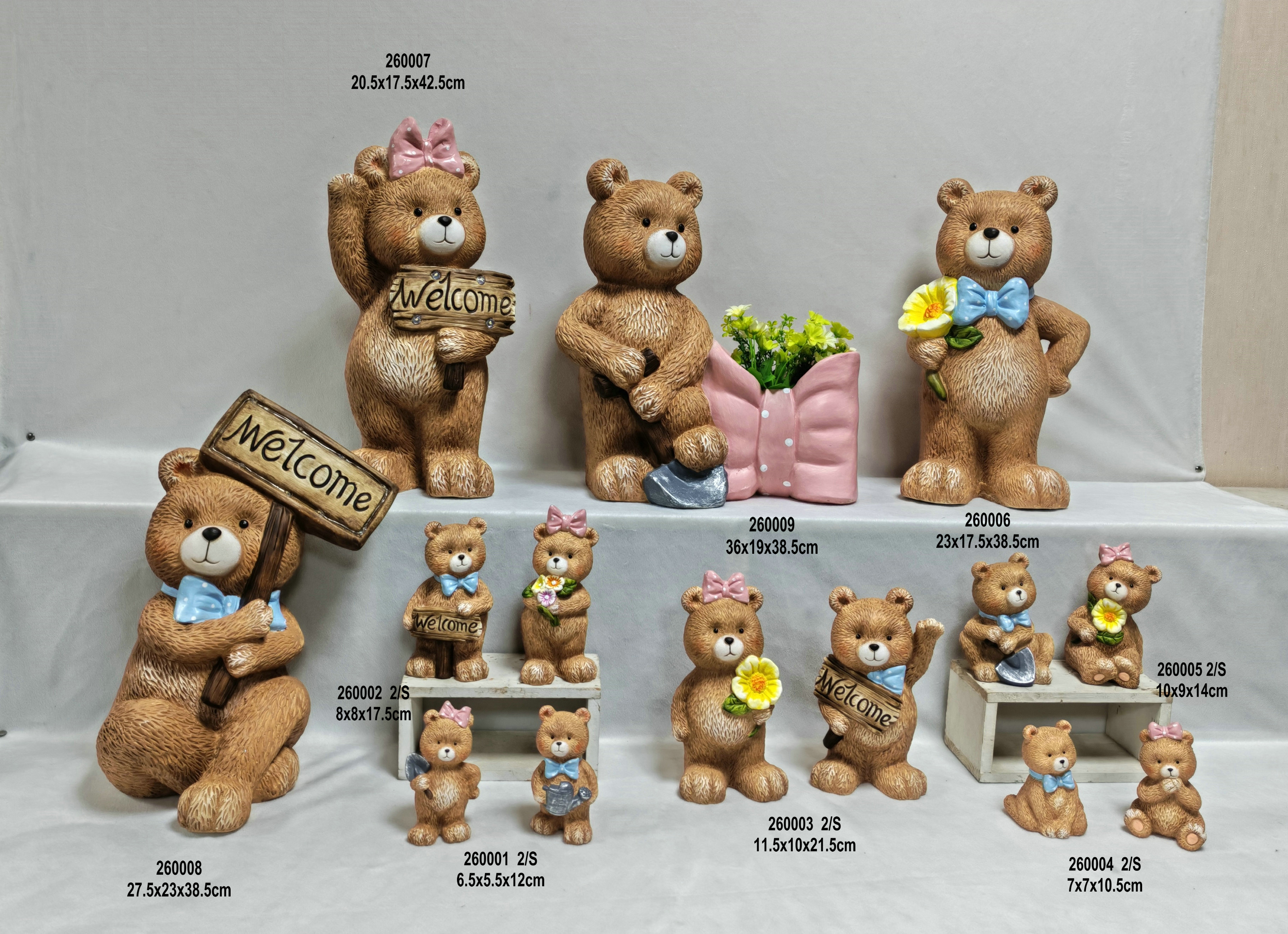 polyresin decoration bear