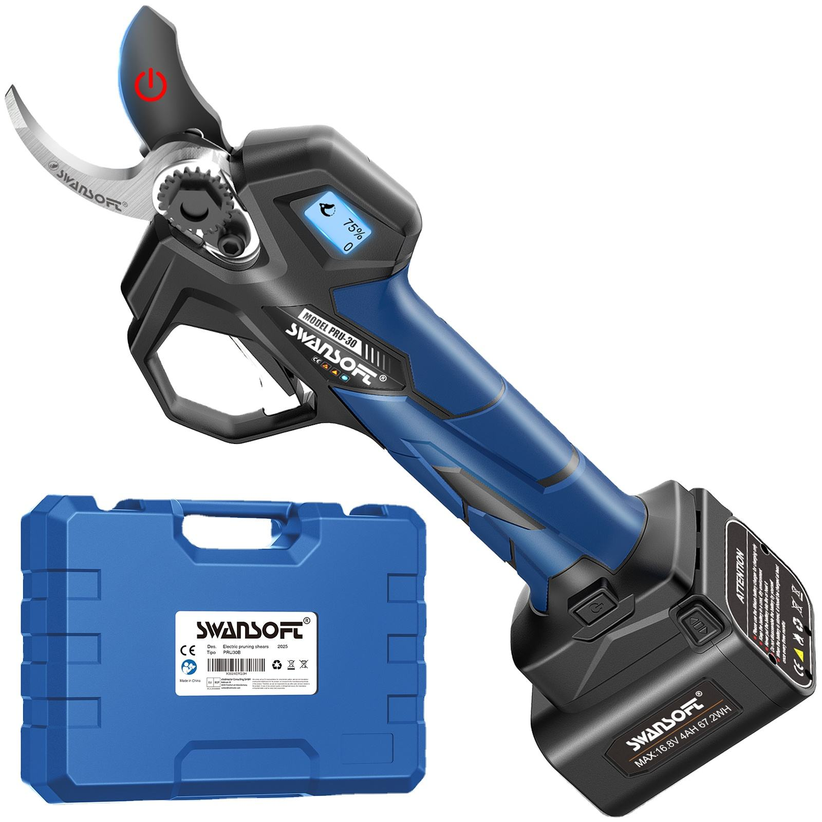 Swansoft Electric Pruning Shears, Swansoft Electric Chiansaws, Swansoft Hydraulic Crim[ping Tools