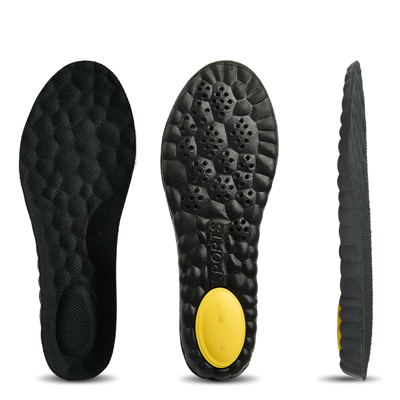 Anti Sweat Shoe Pads 4D Cloud Shock Absorption Inserts Massage Insole Sports comfort Insoles