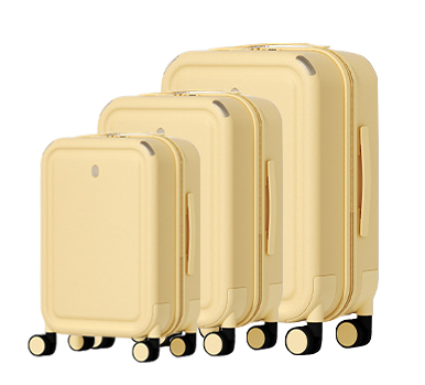 Luggage sets with cup and phone holder usb charging