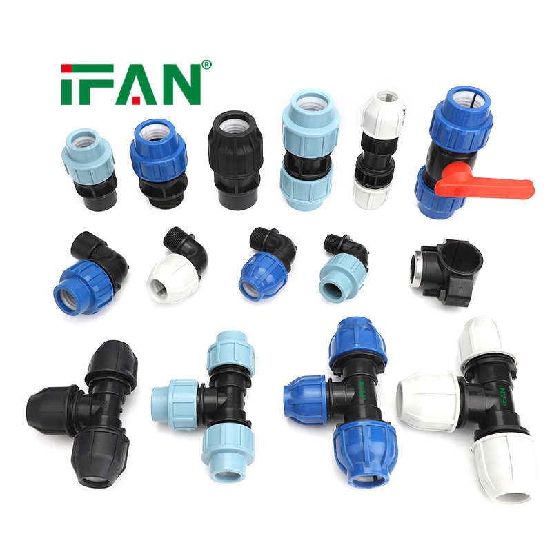 IFAN Hot Sale 20-110mm Quick Connect Fittings Water Use PP Pipe Fittings