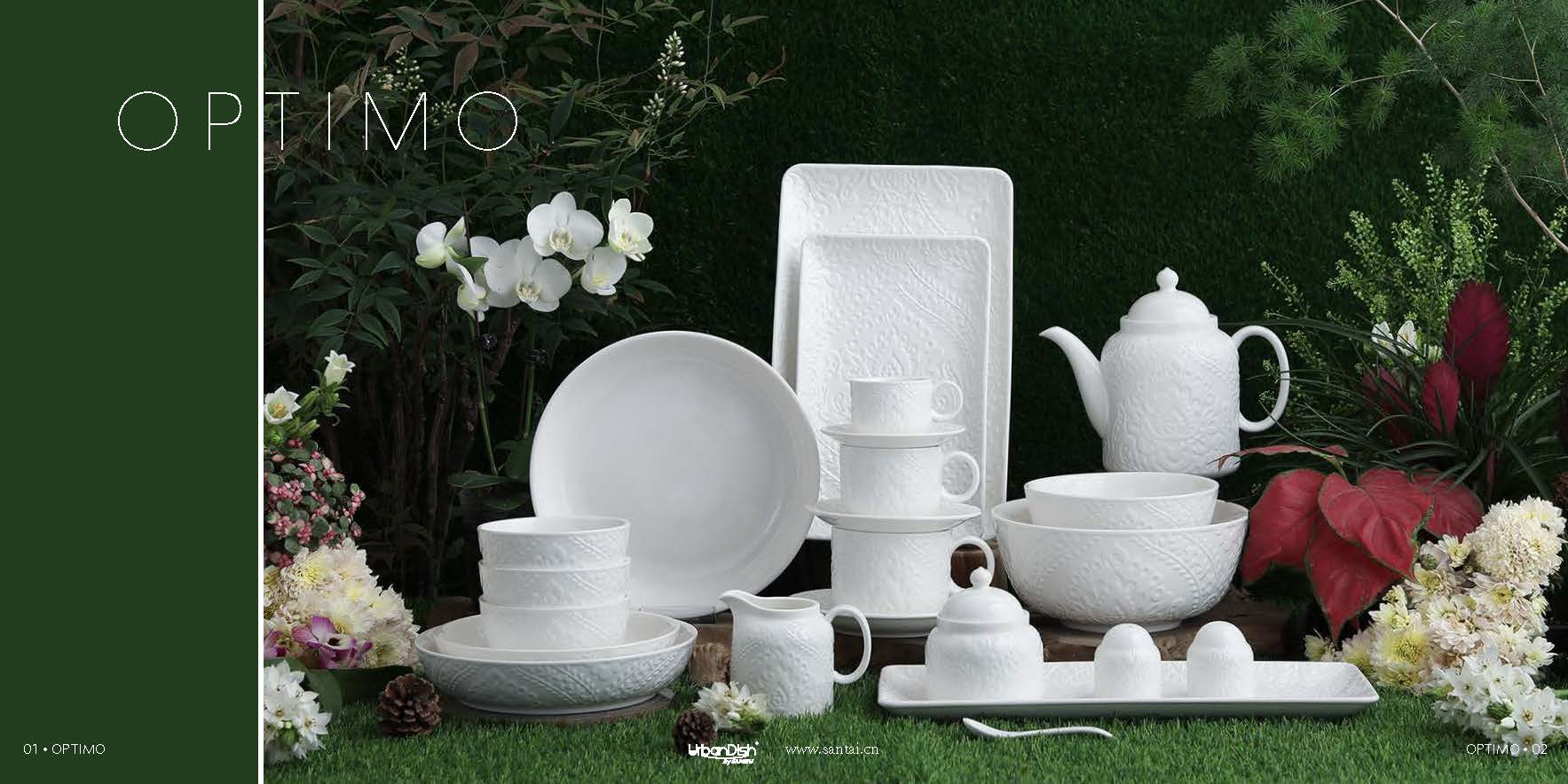Optimo-Hotel Porcelain Tableware sets