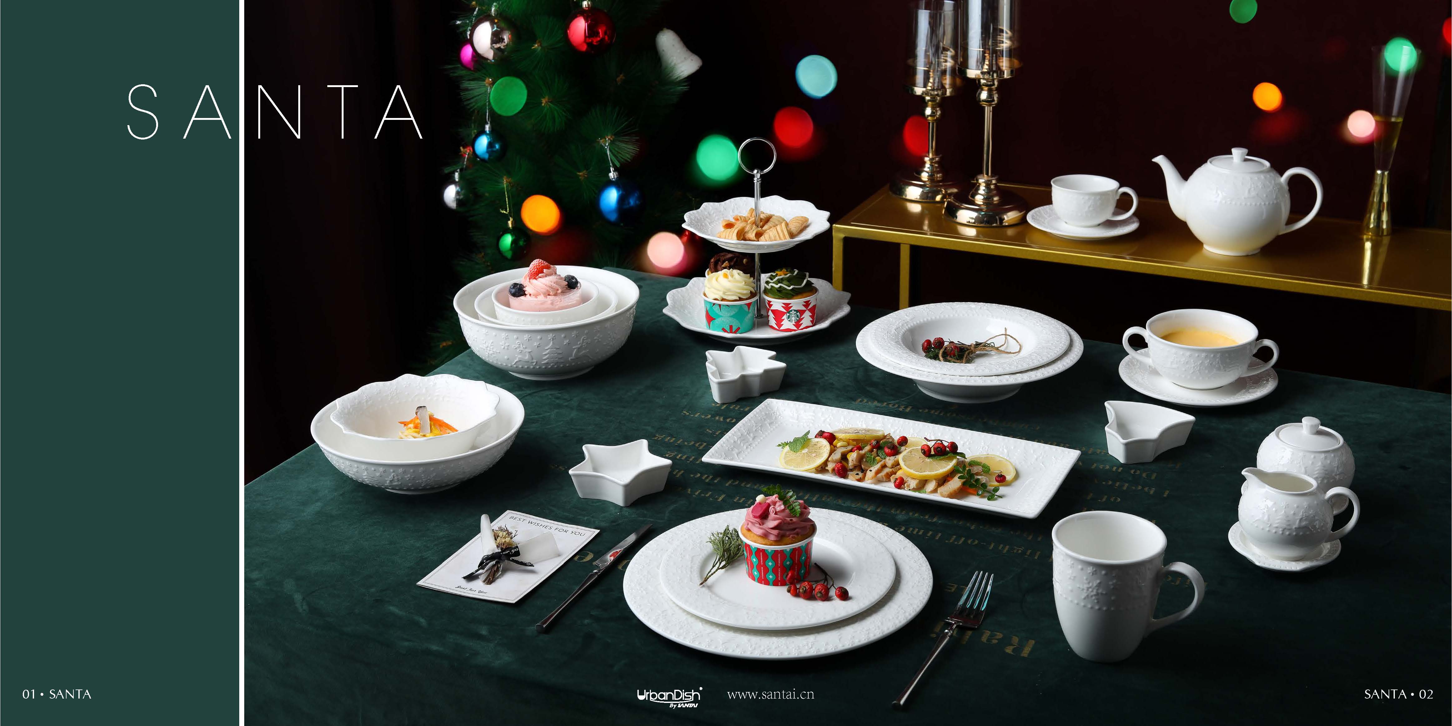 Santa-Hotel Porcelain Tableware sets