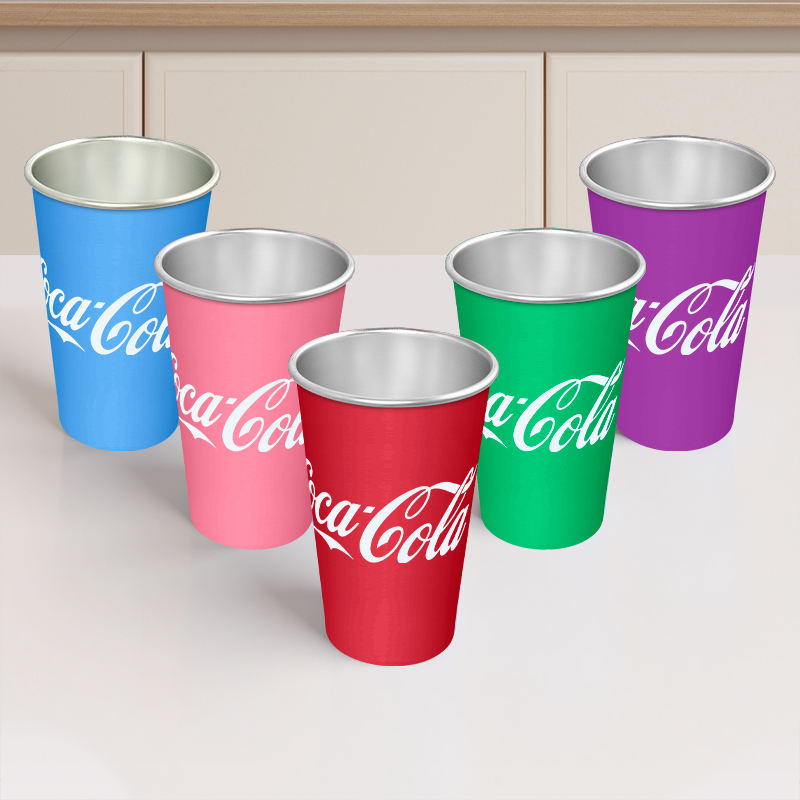 470ml Reusable Aluminum Beer Cup | Temperature Color Changing Mug for Party & Commercial Use