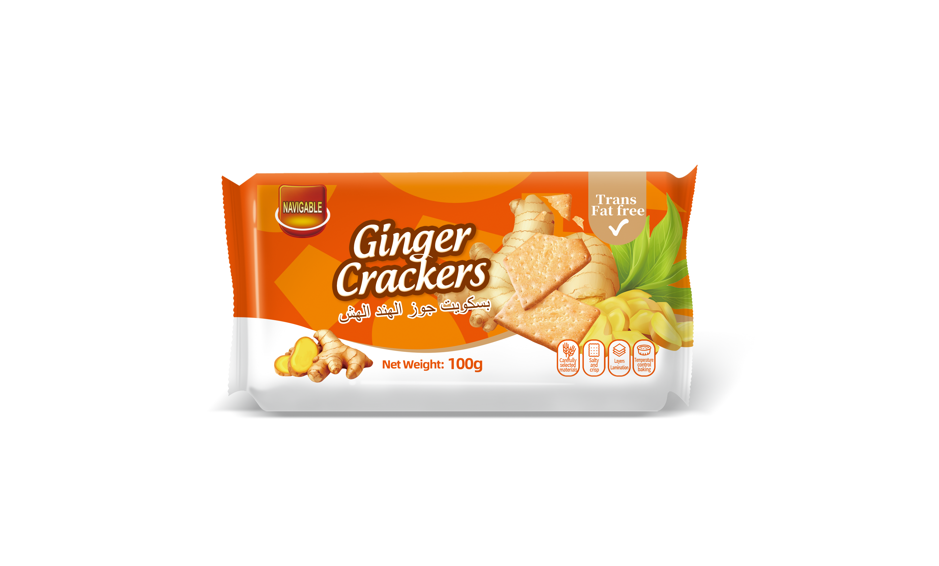 Ginger Cracker Biscuits