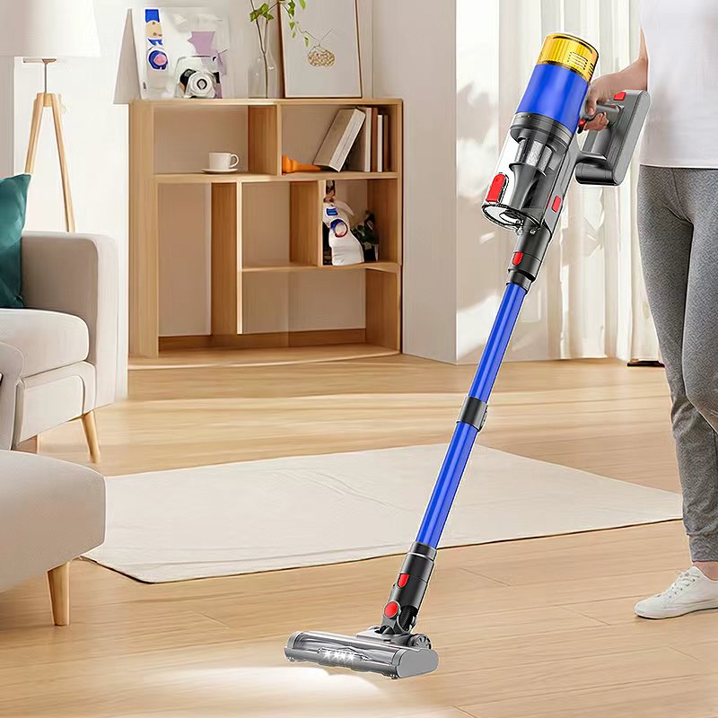Wireless high-suction handheld pole vacuum cleaner