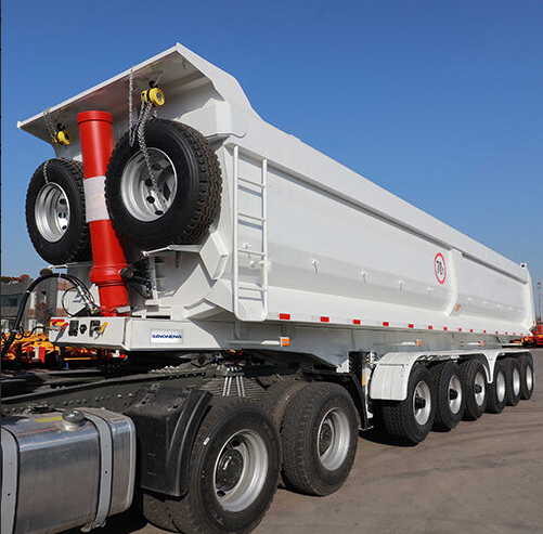 Dump Tipper Trailer Bucket 6 Axles Semi Trailer Tipper Truck China Factory Direct for Sale