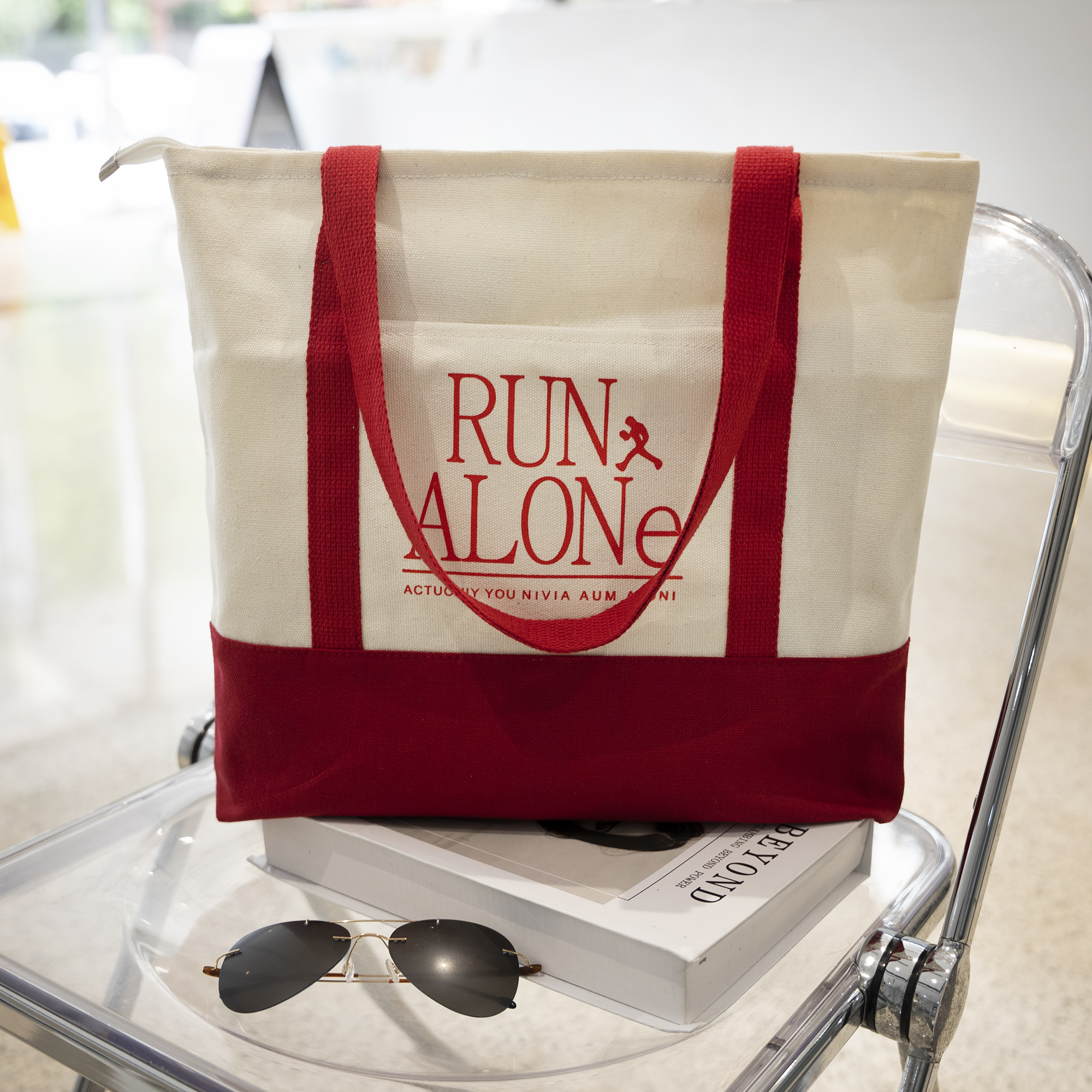 Fashion Canvas patchwork tote bag