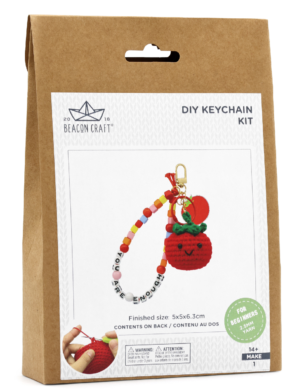 tomato DIY KEYCHAIN CROCHET KIT