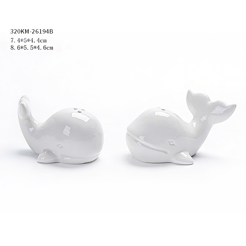 Ceramic marine-themed home decorations