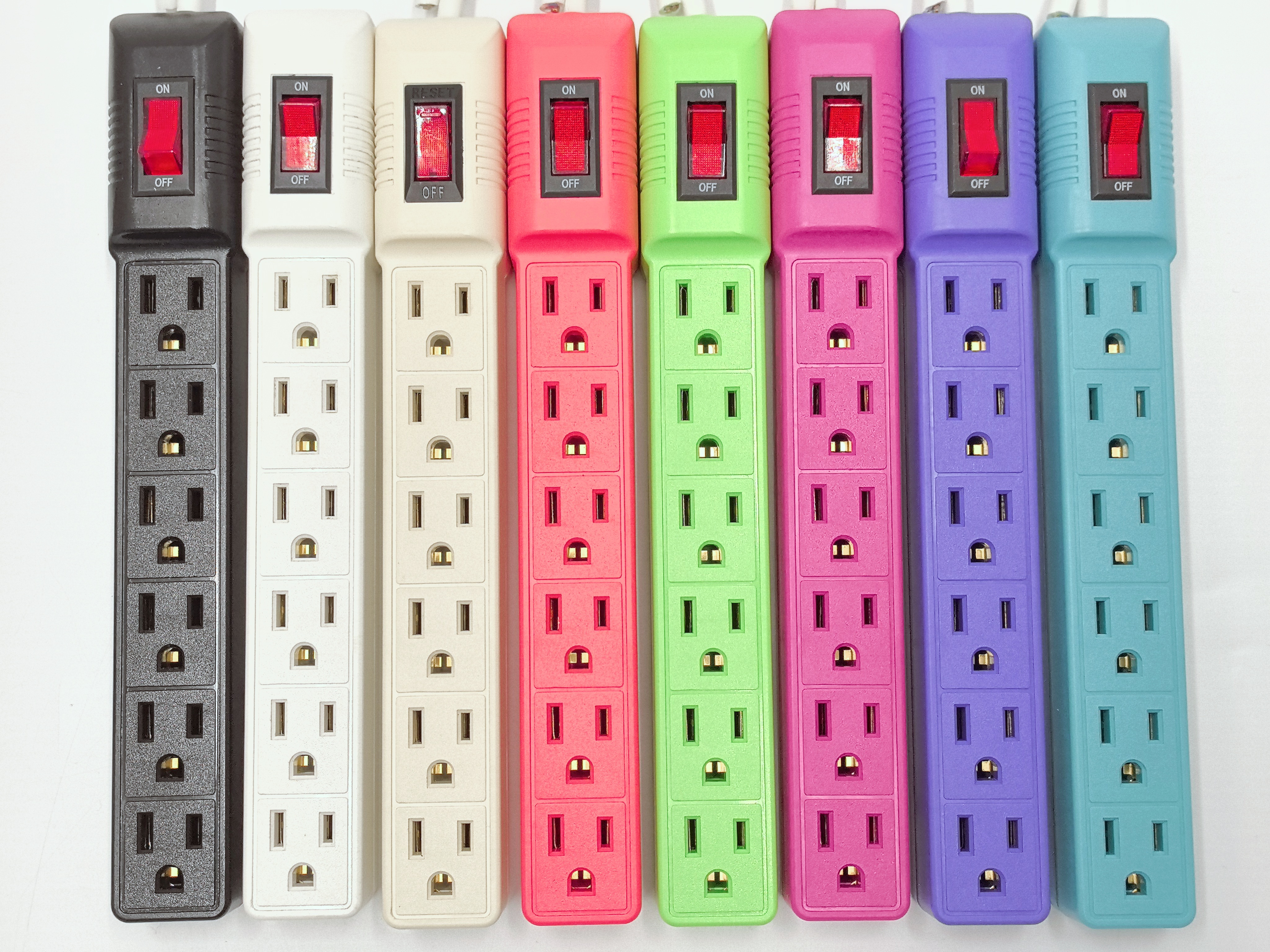 6-Outlets Us typeSmall Power Strip